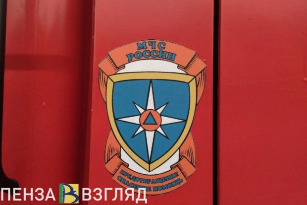 В Пензе при пожаре на улице Ленина пострадал мужчина