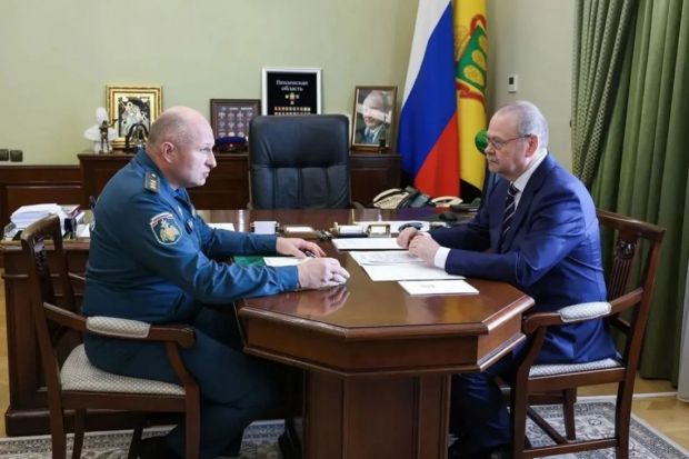 Куренков и Мельниченко обсудили работу по обеспечению безопасности пензенцев
