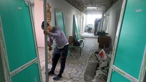 В Тамалинской больнице ремонтируют второй этаж третьего блока