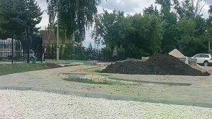 В поселке Исса началось благоустройство парка