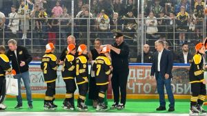 Овечкин вручил медали юным пензенским хоккеистам, победившим в турнире