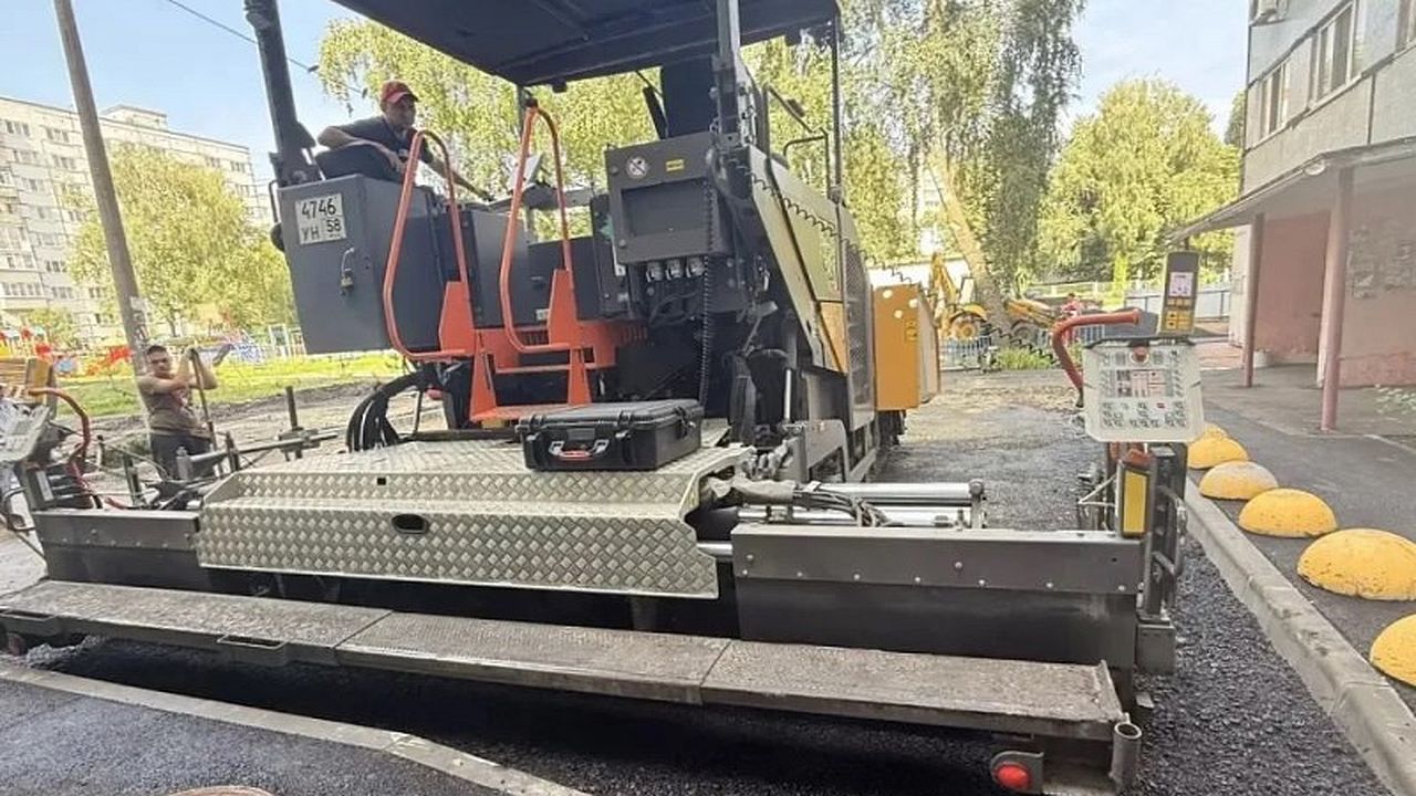 В Пензе по программе «Мой двор» отремонтировали более 111 тысяч кв. м дорог