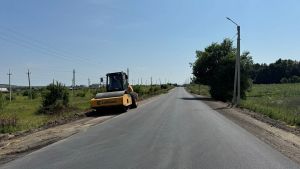 В Пензенском районе обновляют дорогу через Лебедевку и Ленино