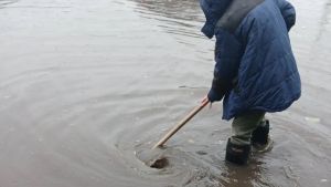 В Пензе устраняют последствия ливня