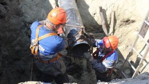 В Пензе на улице Захарова переустроили участок газопровода