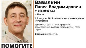 В Пензе разыскивают пропавшего Павла Вавилкина