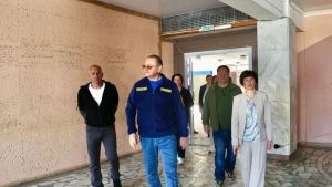 Мельниченко проверил ход ремонта Центра культуры, досуга и спорта «Юбилейный»