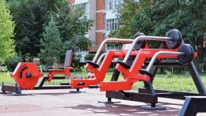 В Каменке подходит к концу строительство спортплощадки ГТО
