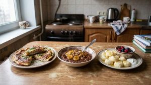 Утро без слез и пустых тарелок: как приготовить густой омлет в лаваше и еще 2 сытных завтрака для троих школьников за 15 минут
