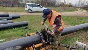В селе Татарский Канадей строят новый водозаборный узел