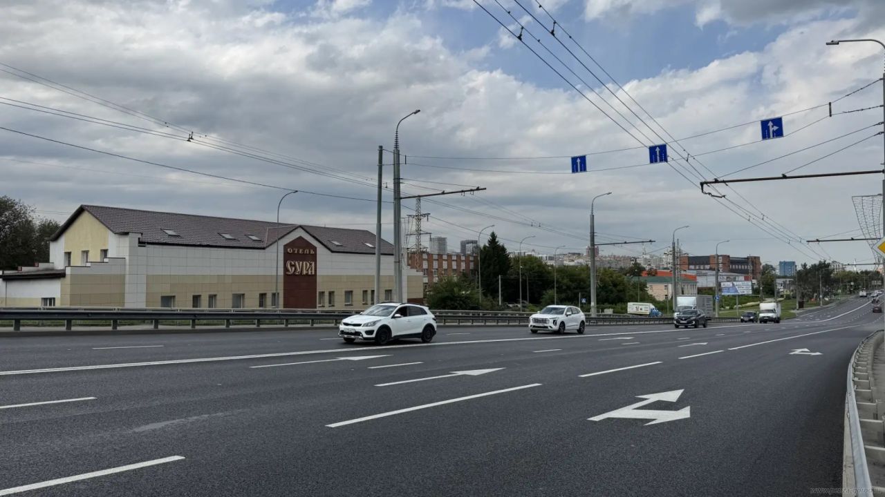 В Пензе отремонтировано 12 автомагистралей
