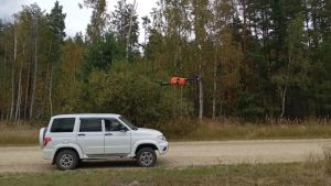 Территорию Шемышейского лесничества обследовали с помощью БПЛА