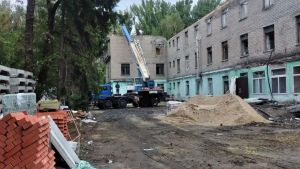 В Пензе по нацпроекту ремонтируют городскую поликлинику № 4