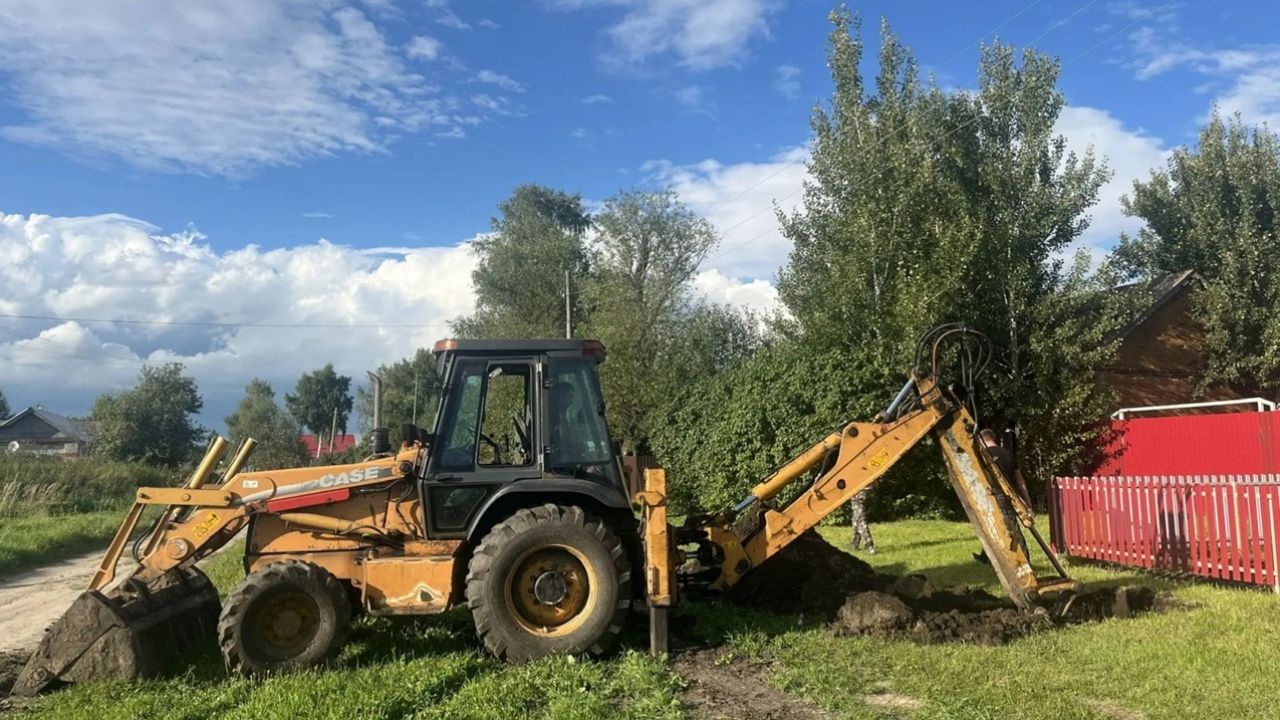 В селе Азарапино обновили более 1,5 километра водопроводных сетей