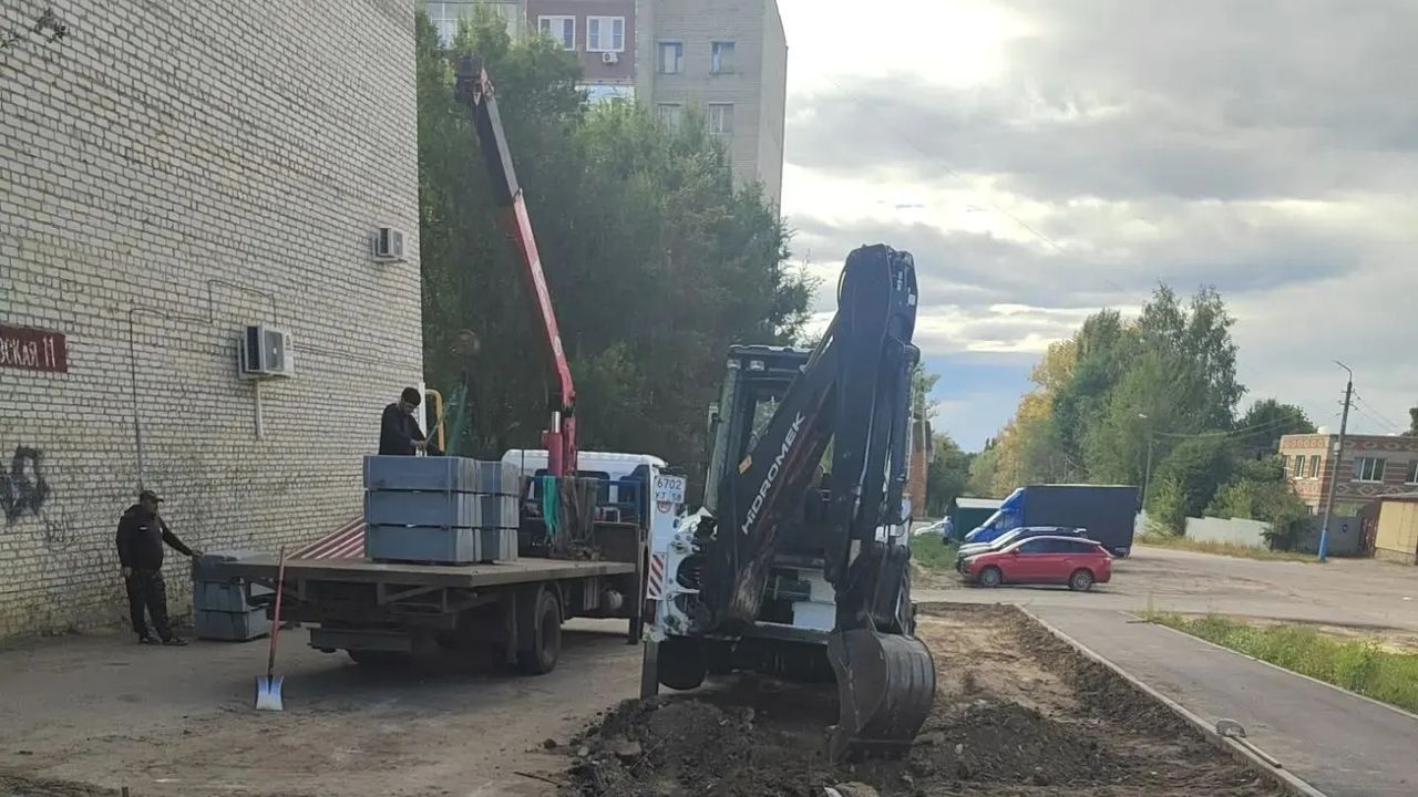 В Сердобске начали обновлять сквер «Заводской»