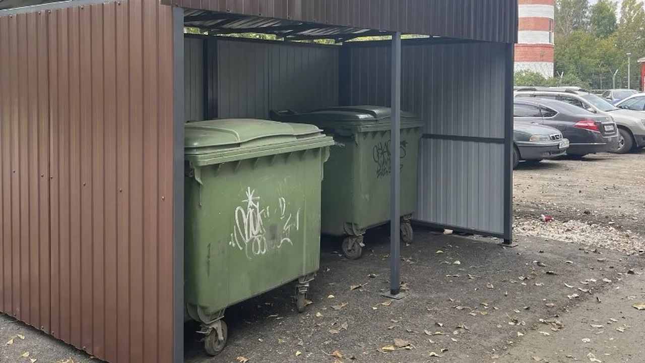 В Первомайском районе Пензы обустроили десять площадок для сбора ТКО