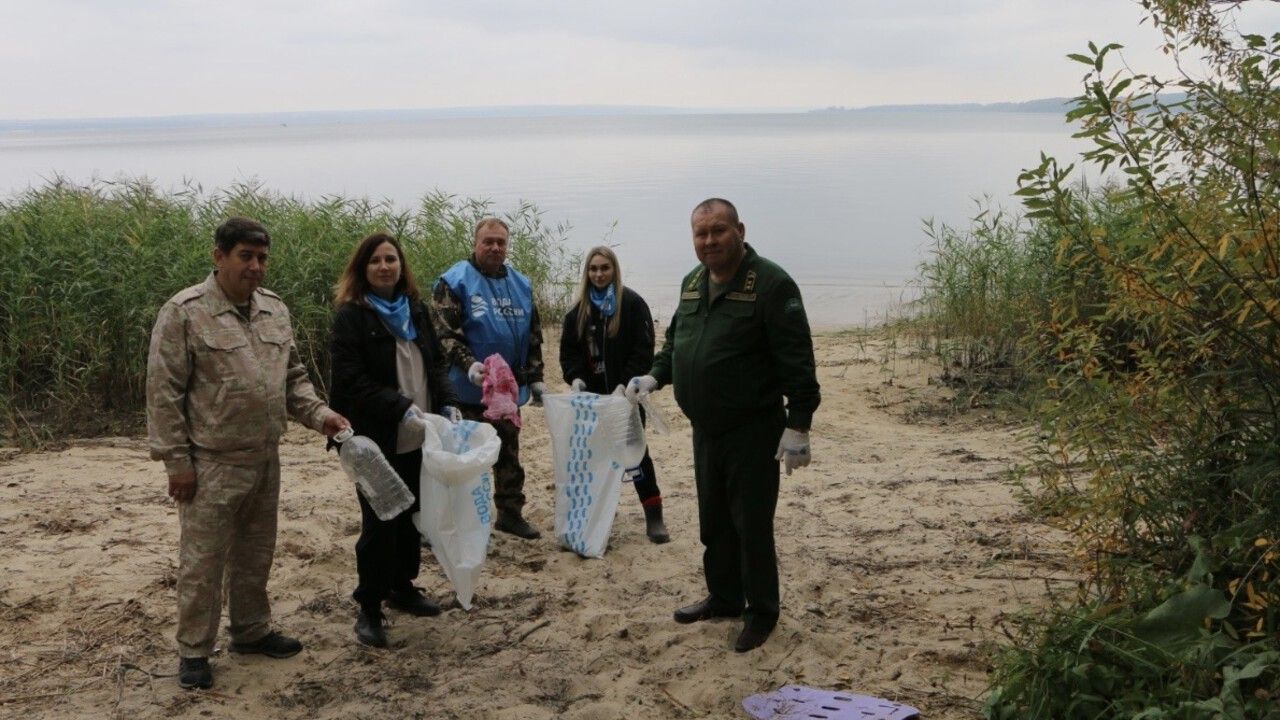 С берегов Пензенского водохранилища вывезли более 80 кубометров мусора