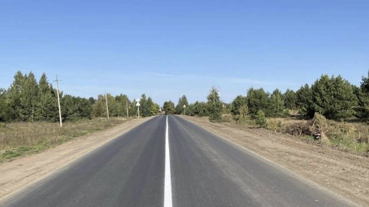 В Пензенской области досрочно завершили ремонт 10-километрового участка трассы