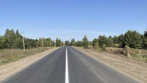В Пензенской области досрочно завершили ремонт 10-километрового участка трассы