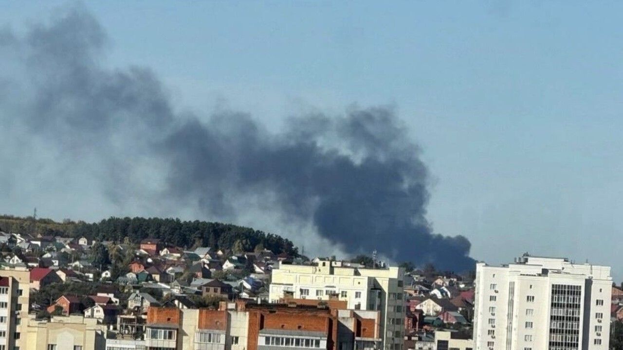 Пензенцы сообщают о масштабном пожаре в районе села Богословка