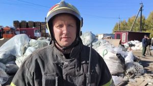 Масштабный пожар в районе села Богословка локализован