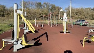 В Кузнецком районе по нацпроекту открыли 4 новые спортплощадки