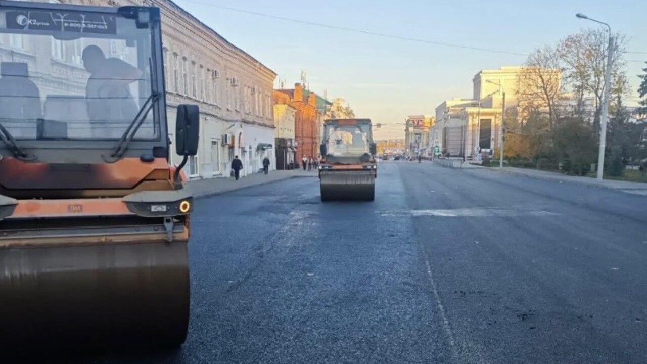 В Пензе завершен ремонт дороги по улице Бакунина
