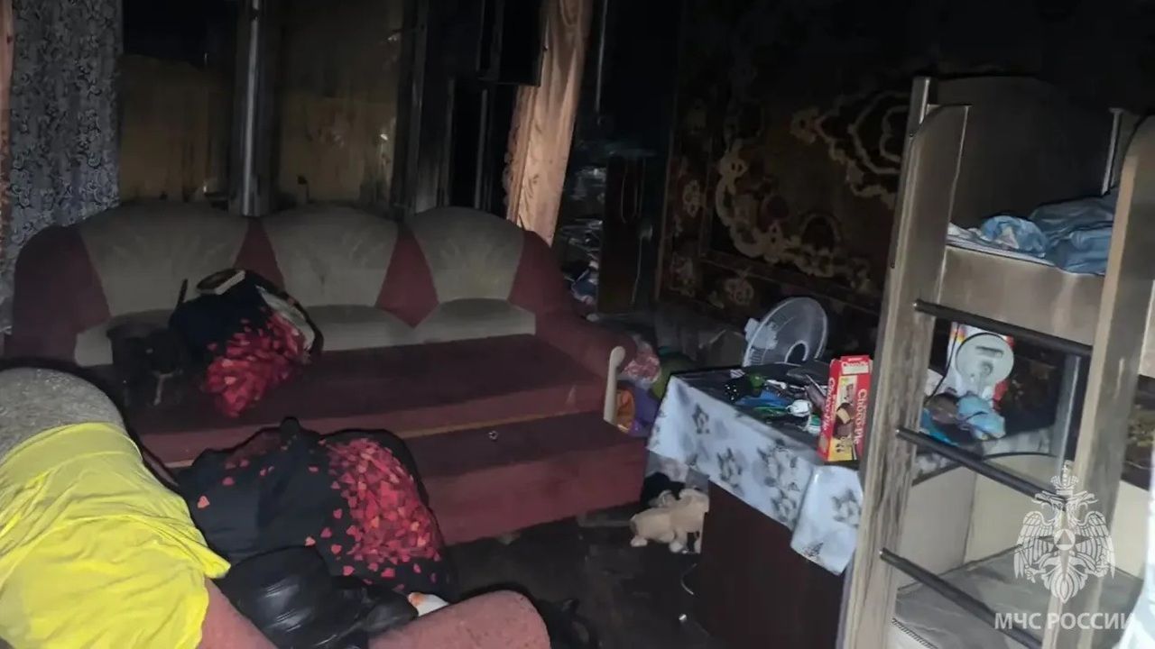 В Пензе во время пожара на улице Ладожской спасли трех человек
