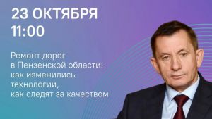 Александр Гришаев ответит на вопросы о ремонте дорог в Пензенской области