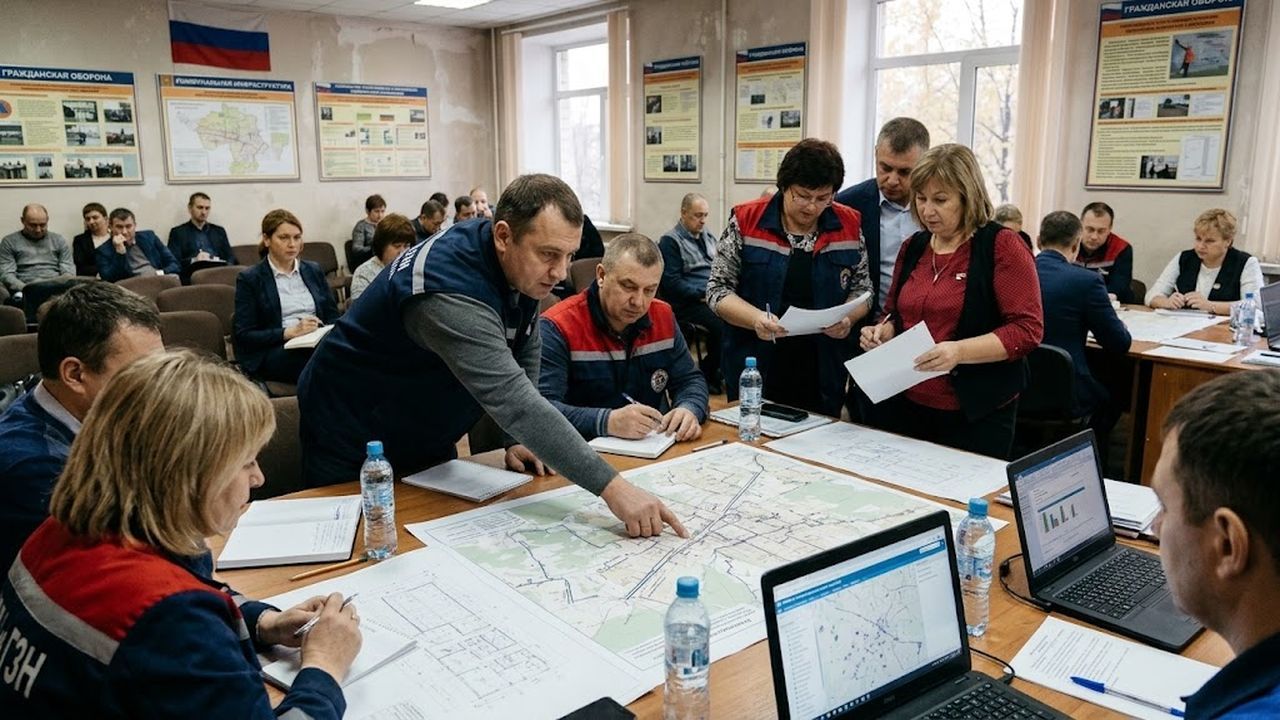 Сотрудников пензенского ЖКХ готовят к реагированию на чрезвычайные ситуации