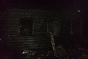 Ночной пожар в Пензенской области тушили семь человек