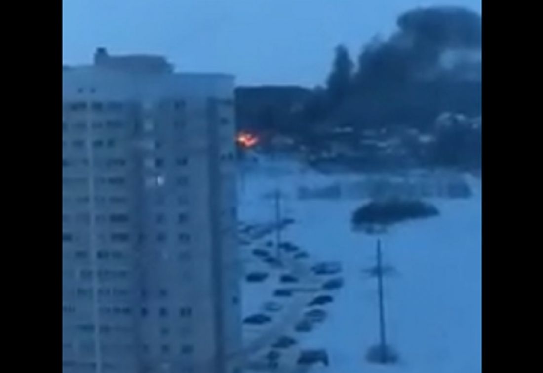 Над Арбековской заставой поднялся черный столб дыма