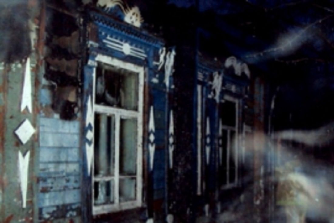 В Шемышейском районе огонь уничтожил дом