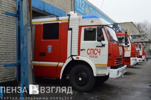 МЧС: вспыхнувшую в Пензе «ГАЗель» тушили 10 человек