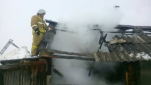 Днем в Вадинске с пожаром боролись шесть пензенских спасателей