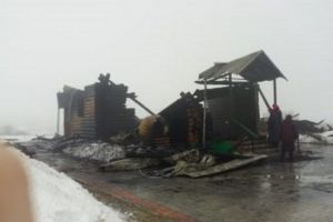 В Пензенской области сгорел храм, уцелели только мощи