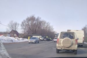 На трассе «Урал» под Пензой произошло массовое ДТП с участием пяти автомобилей. Фото