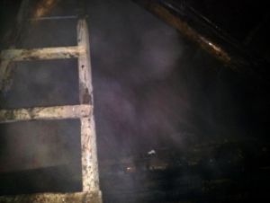 Три человека тушили пожар в Пензенской области