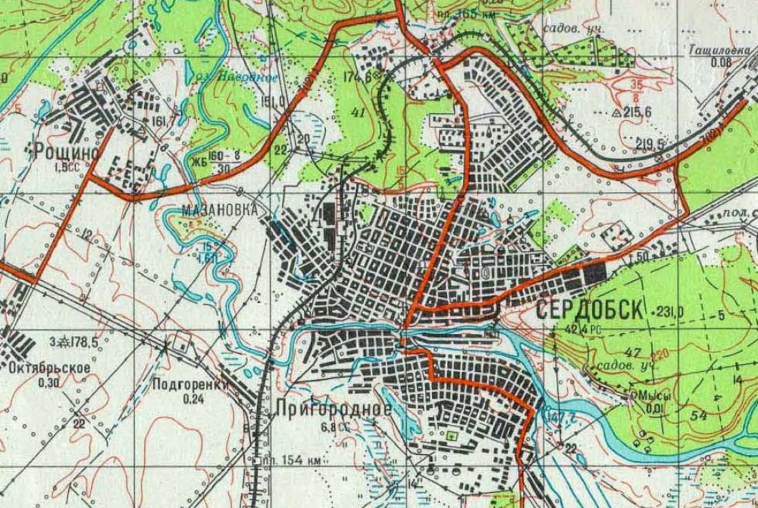 Карта сердобска пензенской области