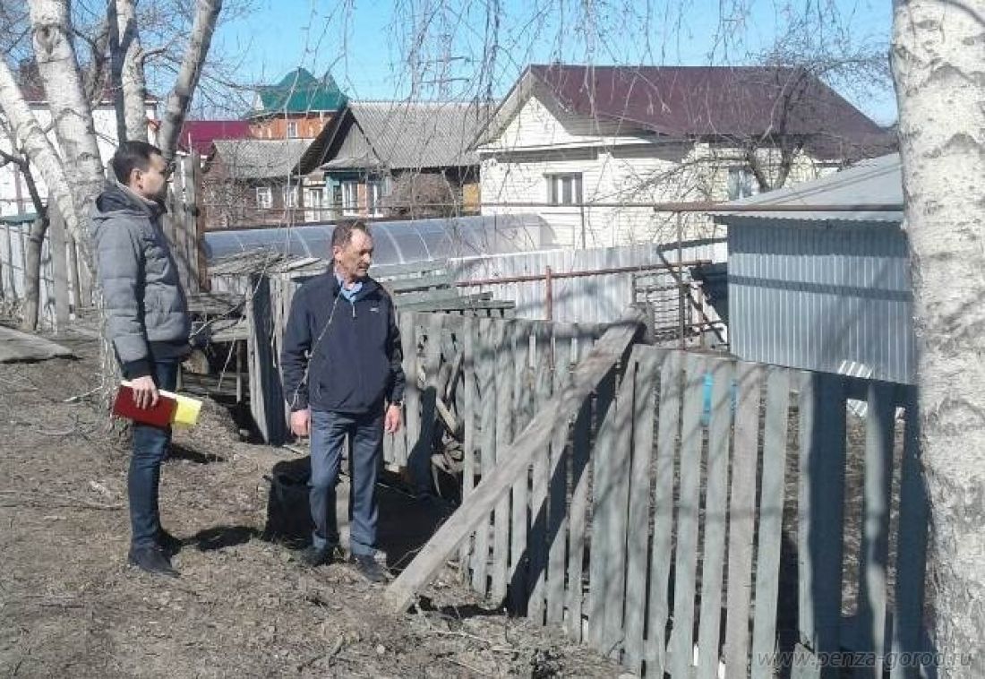 Жителей частных домов на улице Чаадаева в Пензе попросили привести в порядок  придворовые территории