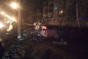 Стало известно, кто пострадал в жесткой ночной аварии на улице Суворова в Пензе