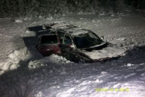 В вылетевшем с трассы в Пензенской области автомобиле пострадал человек