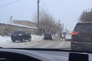 В пензенском районе ГПЗ произошло лобовое столкновение двух автомобилей