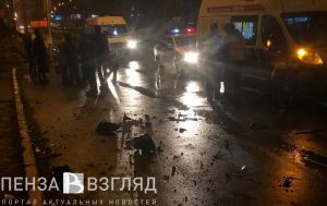 Стало известно, кто пострадал в жестком столкновении иномарки и маршрутки в Пензе