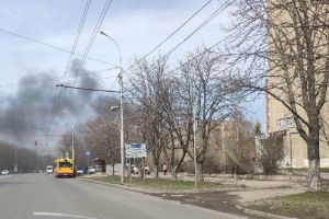 «Что-то горит». Очевидец сообщил о пожаре рядом с пензенской больницей