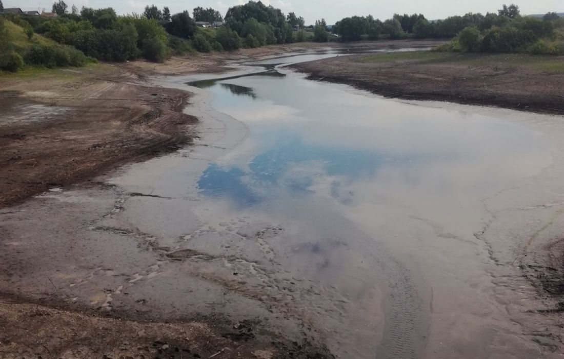 Водоемы осушили