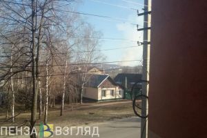 «Огонь полыхает!». Пензенцы сообщают о сильном пожаре в районе Терновки