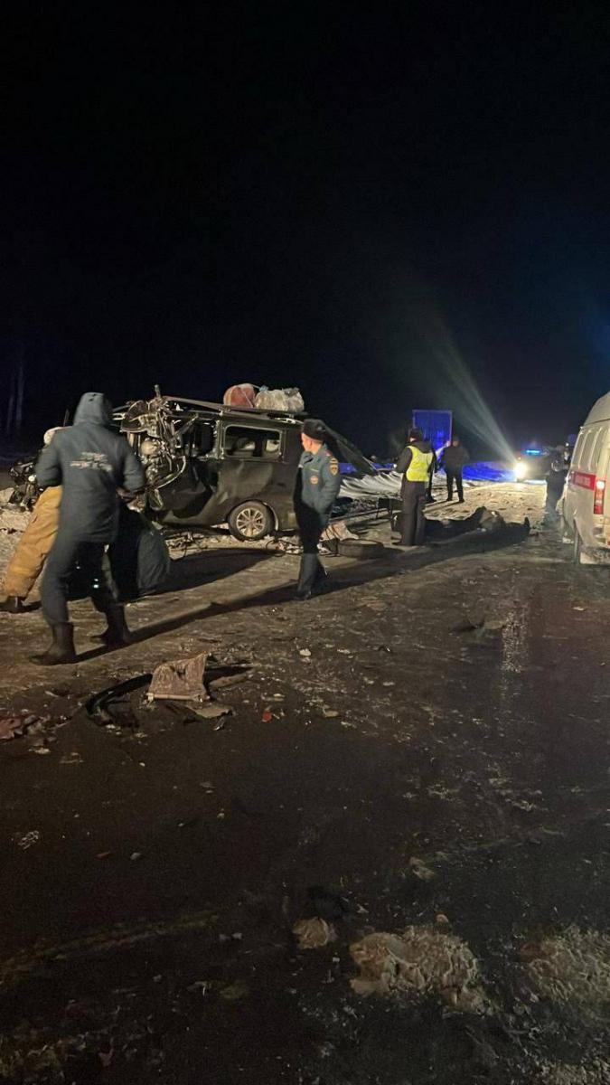 Опубликованы новые фото с места смертельного ДТП в Нижнеломовском районе