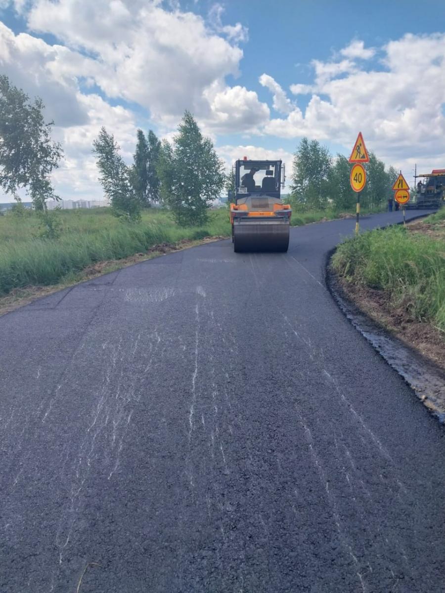 В пензенском микрорайоне Заря ремонтируют дорогу