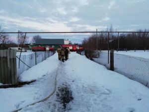В Пензенской области пожарные и соседи не успели спасти мужчину во время пожара